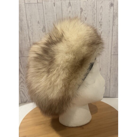 Vintage Monsieur Jacques 1950s Fox Fur Cossack Toque Hat MC Old Money Mob Wives